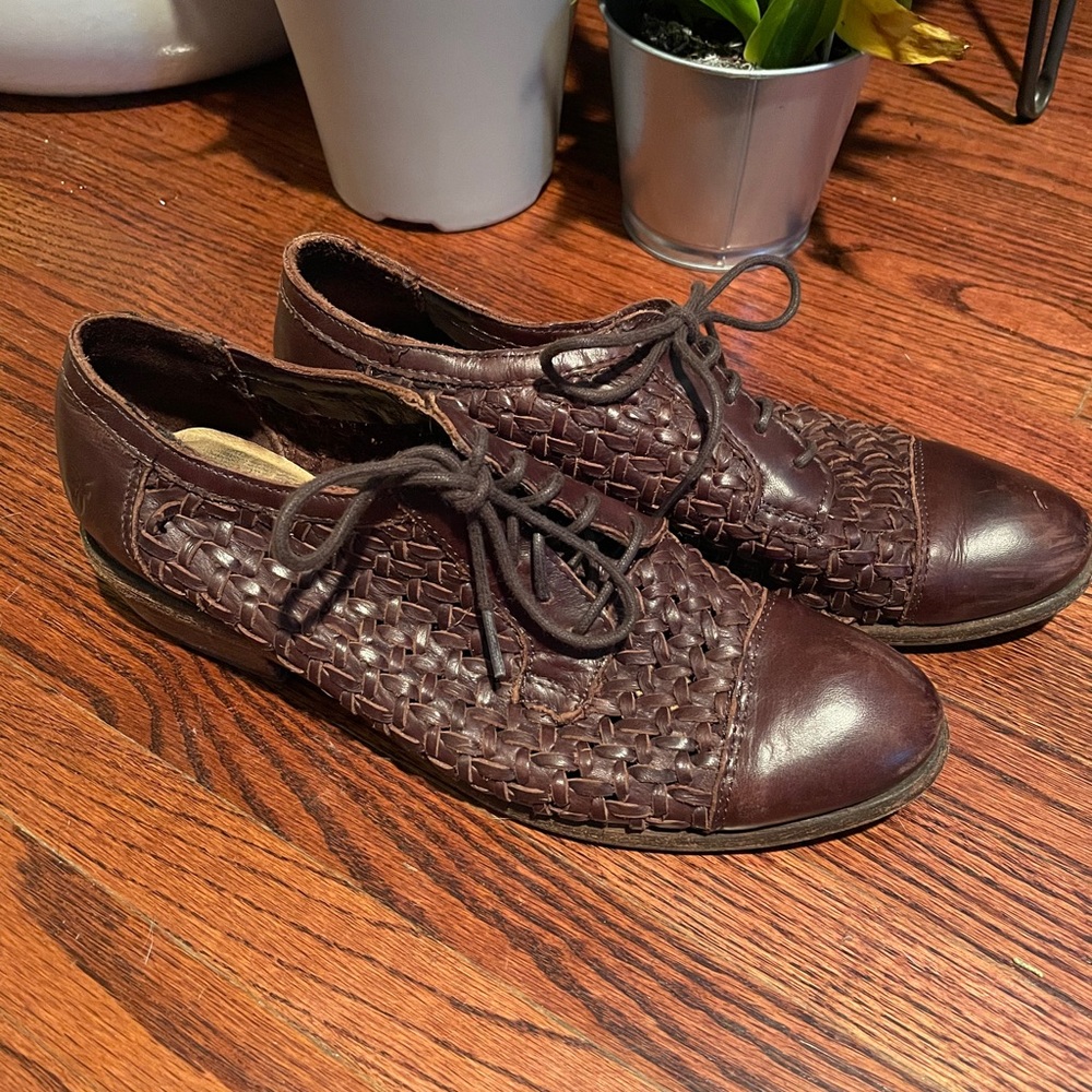 Frye Carson Woven Oxford Sz 8.5